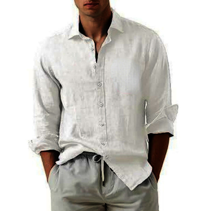 Men's Cotton Long Sleeve Shirt