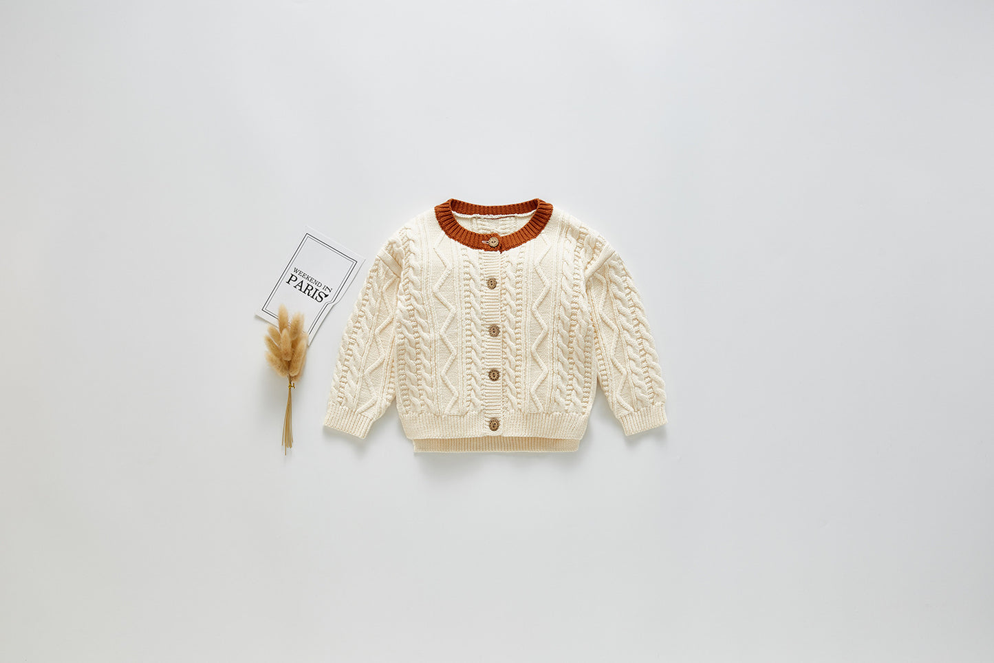 Baby Girl's Sweater-Button Down