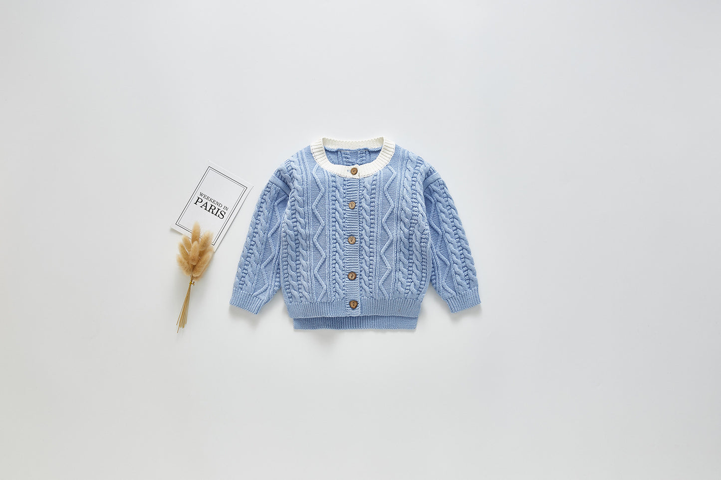 Baby Girl's Sweater-Button Down