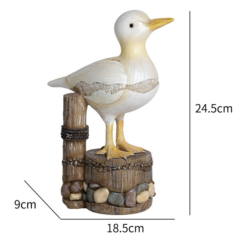 Garden Bird Seagull-Resin Sculpture/Figurine