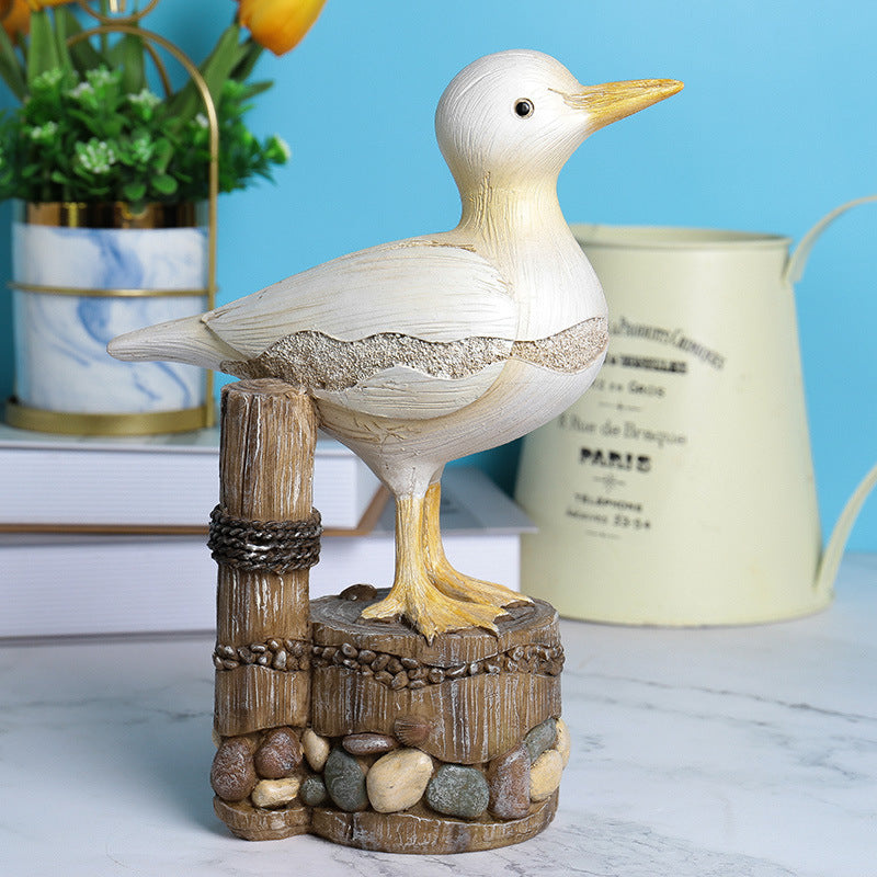 Garden Bird Seagull-Resin Sculpture/Figurine