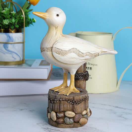 Garden Bird Seagull-Resin Sculpture/Figurine