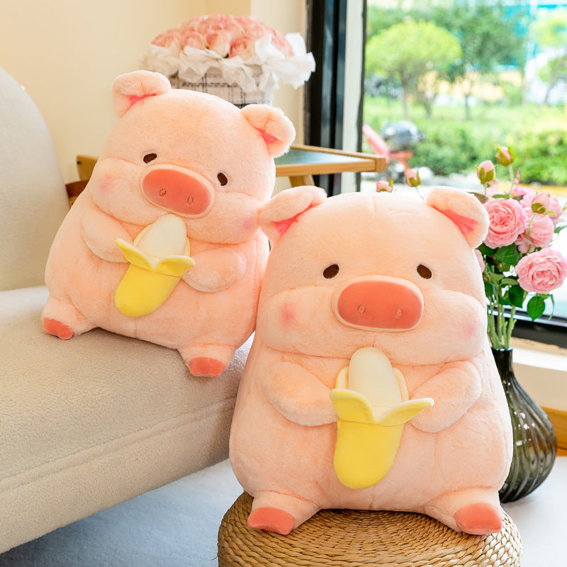 Banana Greedy Pig-Plush Toy