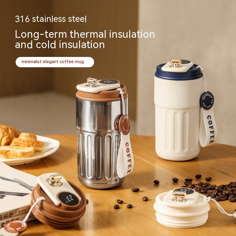 Stainless Steel Digital Thermal Coffee Mug/Bottle