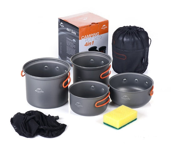 Picnic Cooking Pot Set-Four In One Set