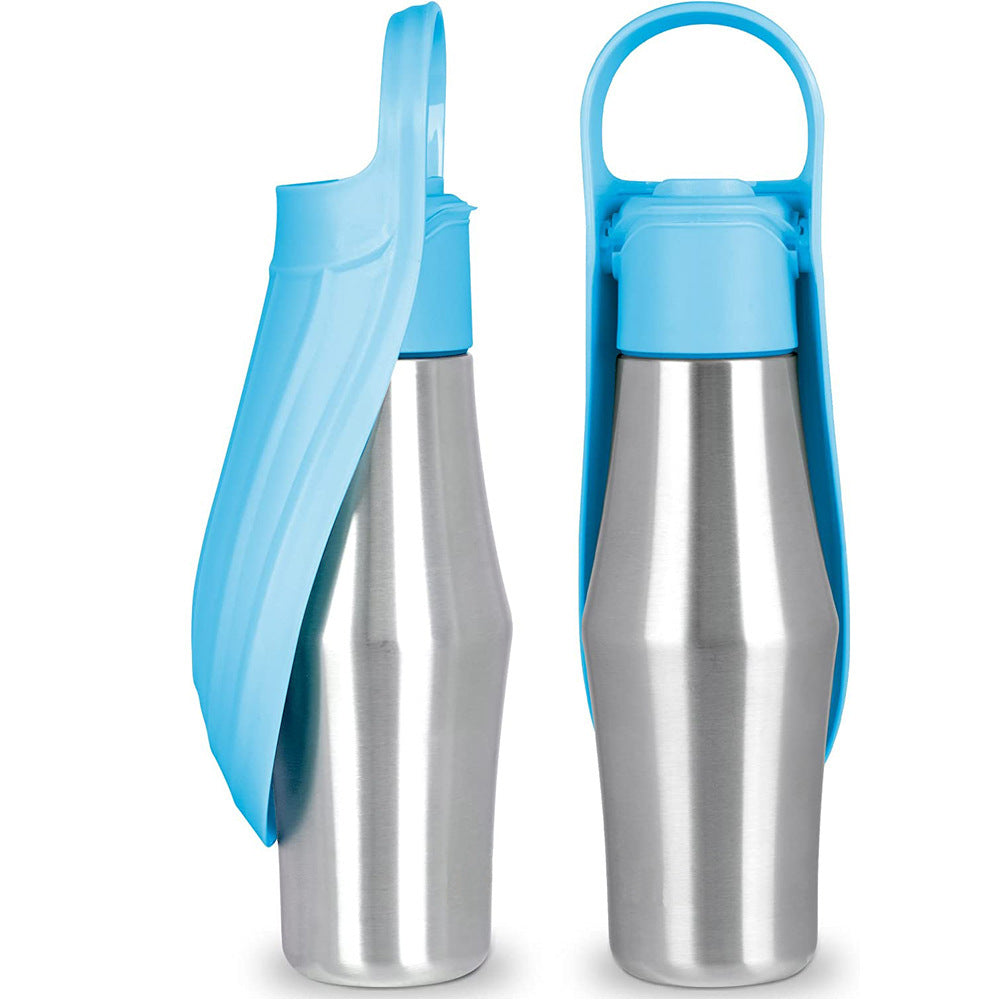 Dog Water Bottle-Soft Silicone Leaf Shape Dispenser