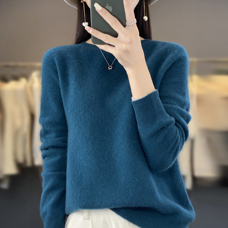 Women's Woolen Long Sleeved Sweater