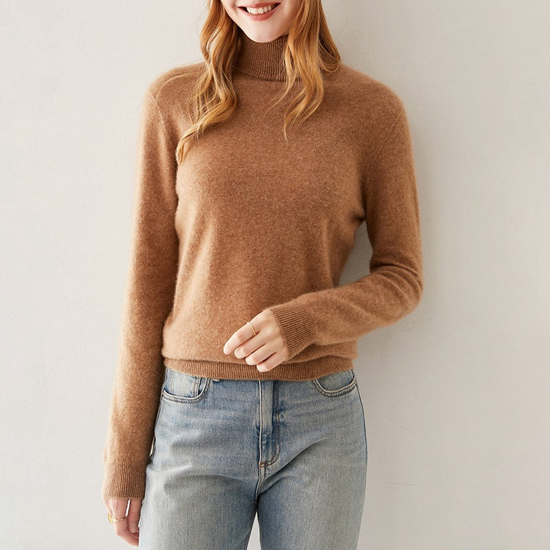 Women's Woolen Yarn Sweater-Loose Slimming Sweater