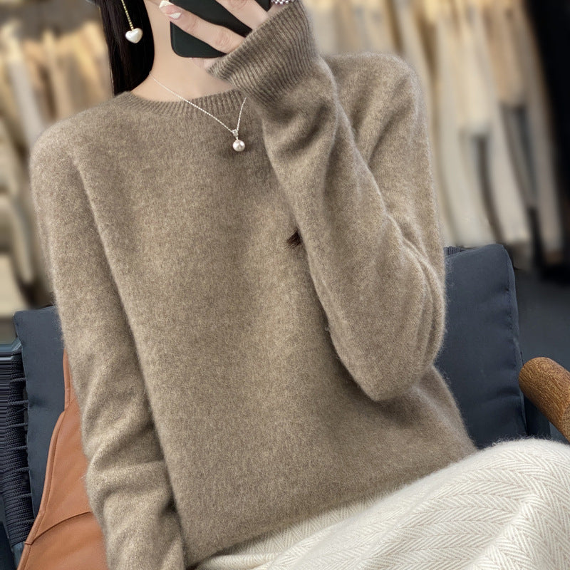 Women's Woolen Long Sleeved Sweater