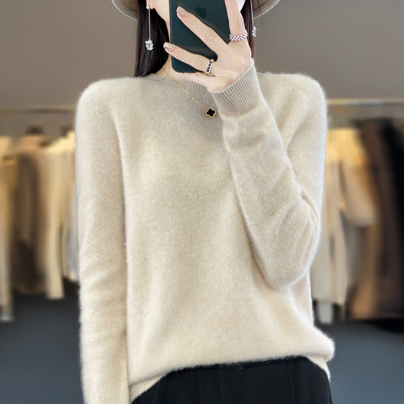 Women's Woolen Long Sleeved Sweater