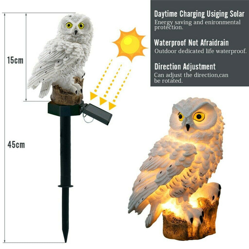 Garden Sculpture Lamp-Owl