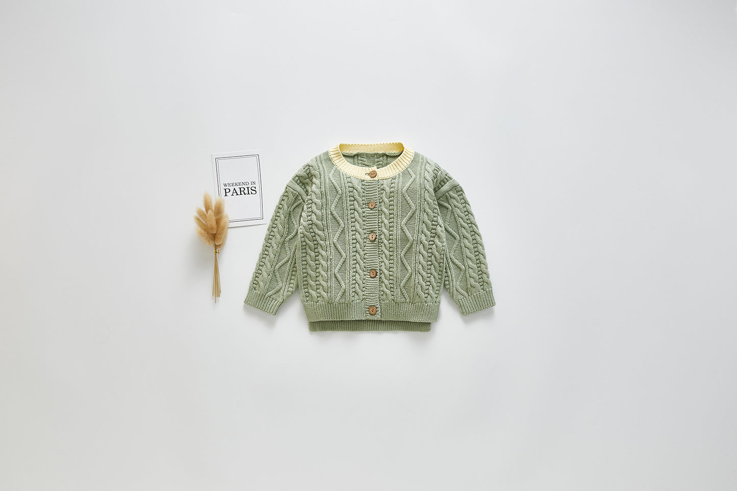 Baby Girl's Sweater-Button Down