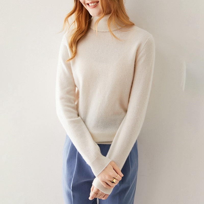 Women's Woolen Yarn Sweater-Loose Slimming Sweater