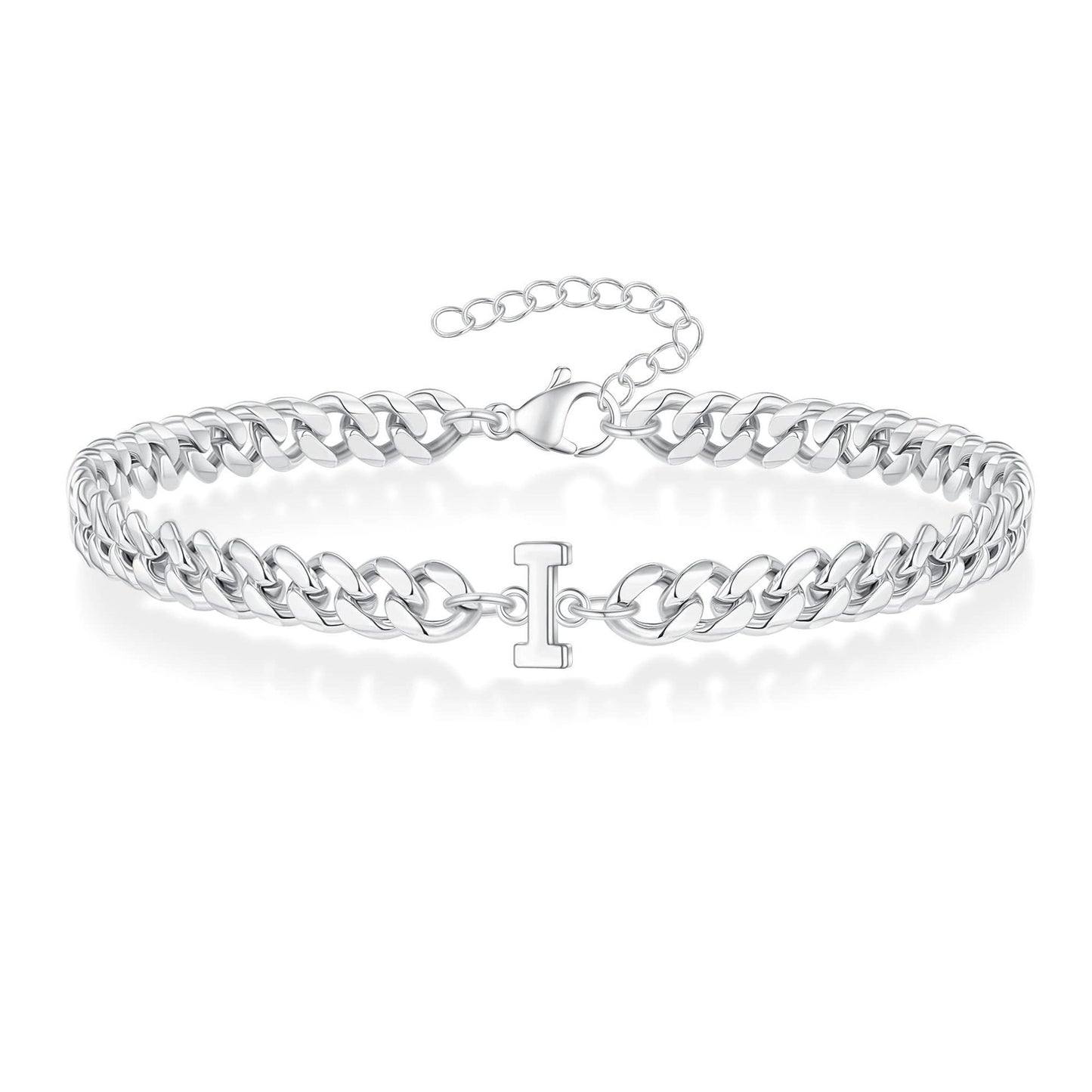 Men's Bracelet With Initial Letter