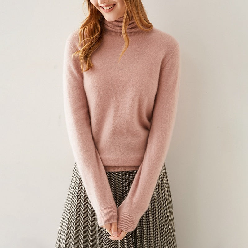 Women's Woolen Yarn Sweater-Loose Slimming Sweater