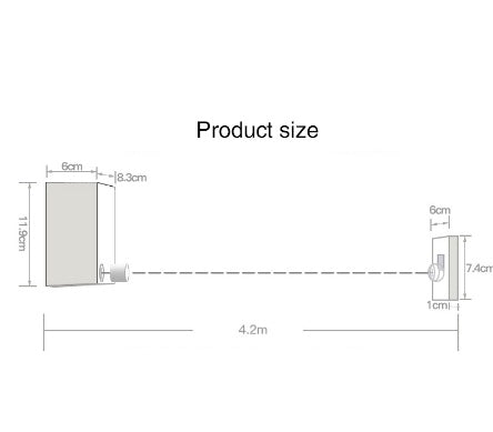 Steel Clothesline Rope-Retractable