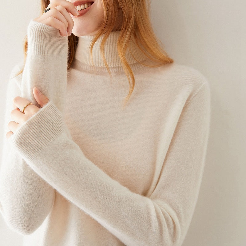 Women's Woolen Yarn Sweater-Loose Slimming Sweater