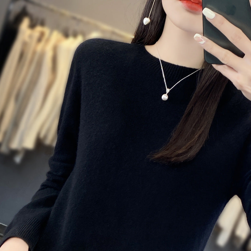 Women's Woolen Long Sleeved Sweater