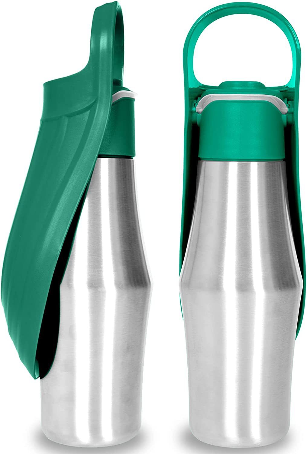 Dog Water Bottle-Soft Silicone Leaf Shape Dispenser