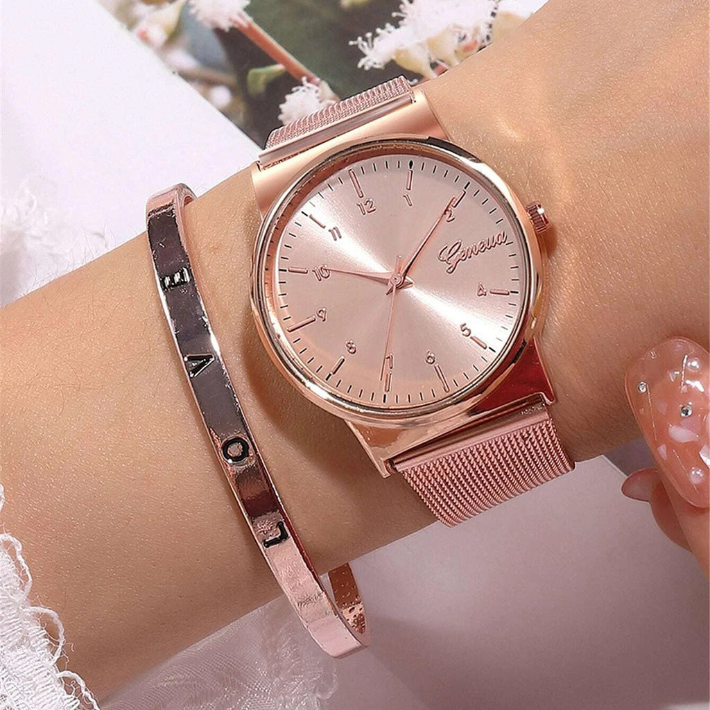 Women's Watch And Bracelet Set