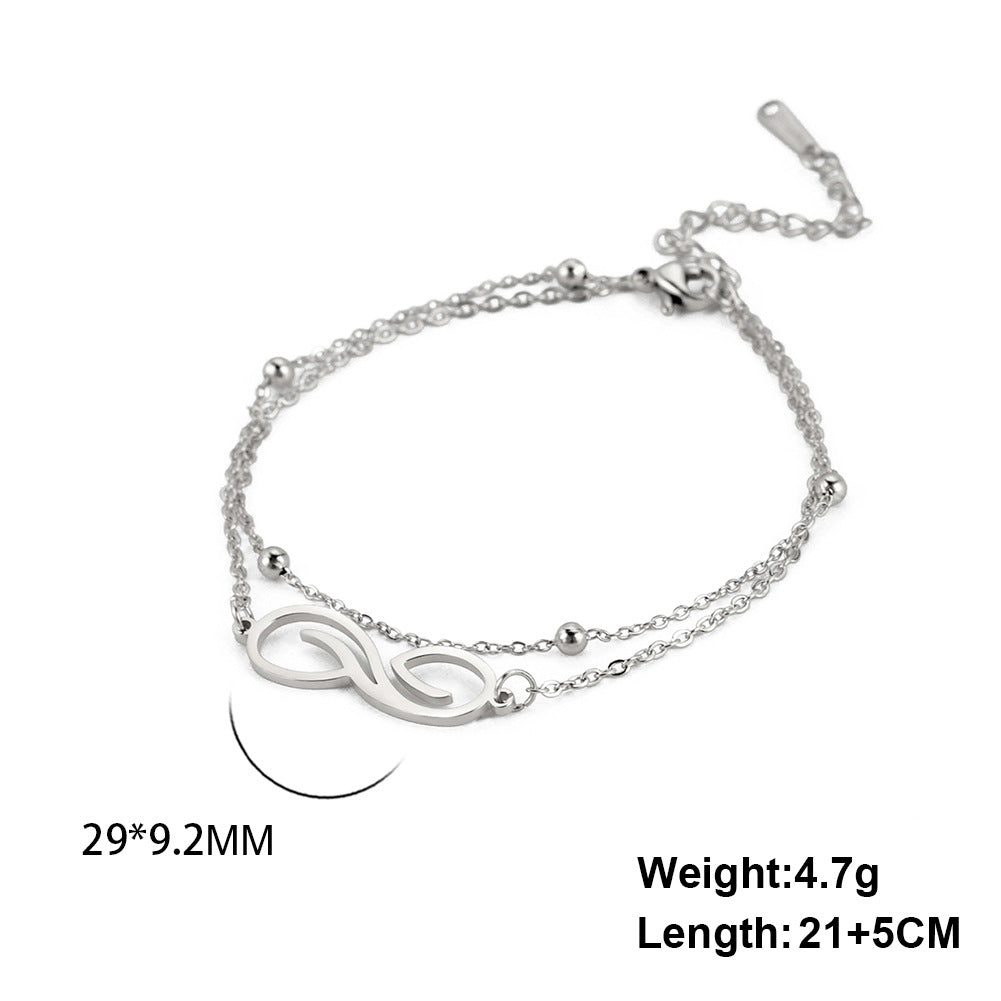 Women/Girls Anklet Double Layer