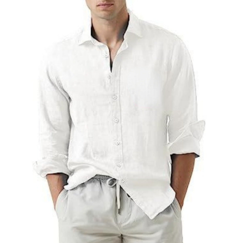 Men's Cotton Long Sleeve Shirt