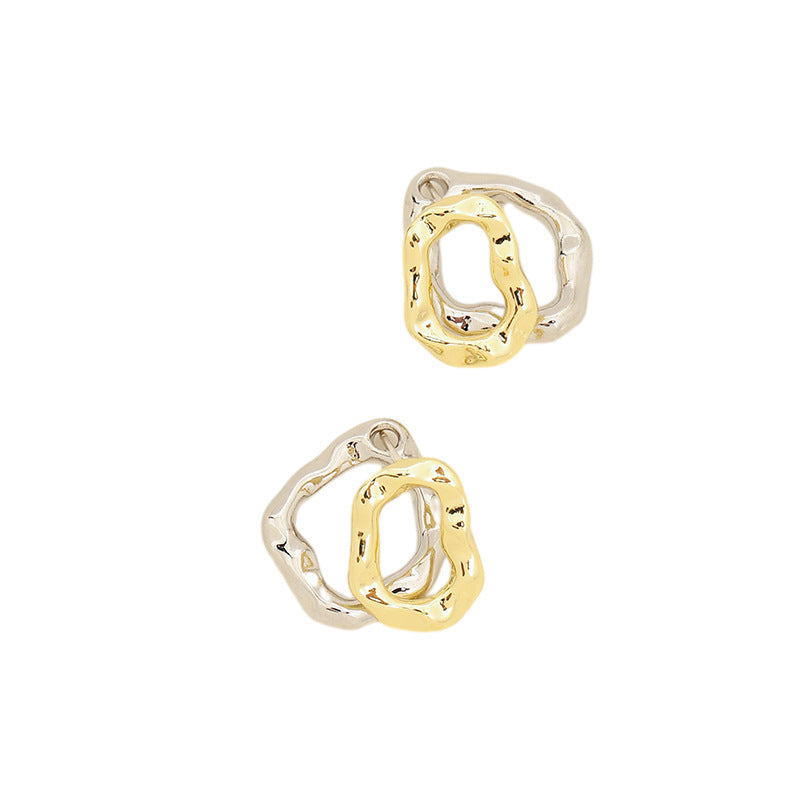 Women Two Tone Earrings