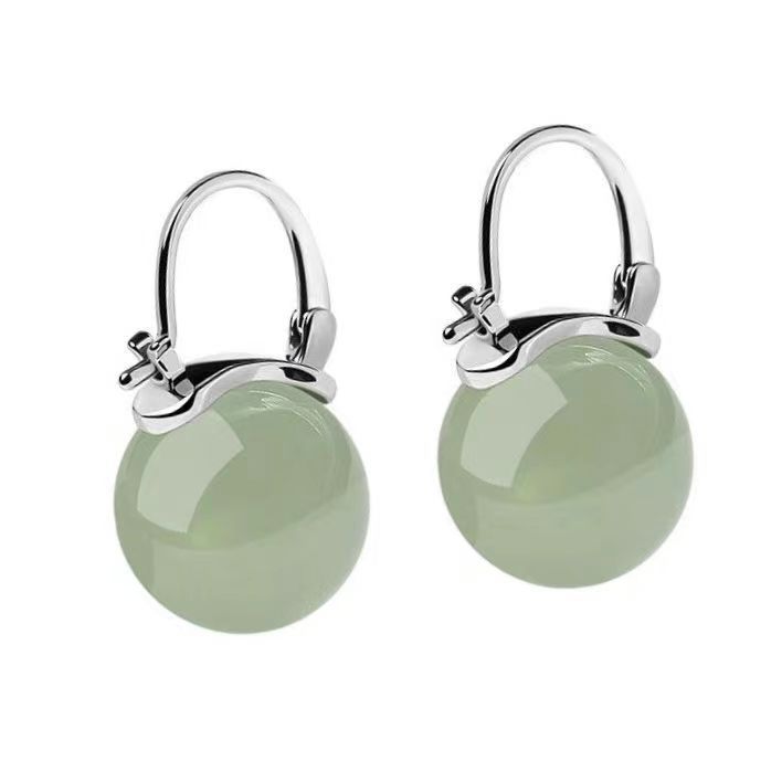 Women Earrings Jade