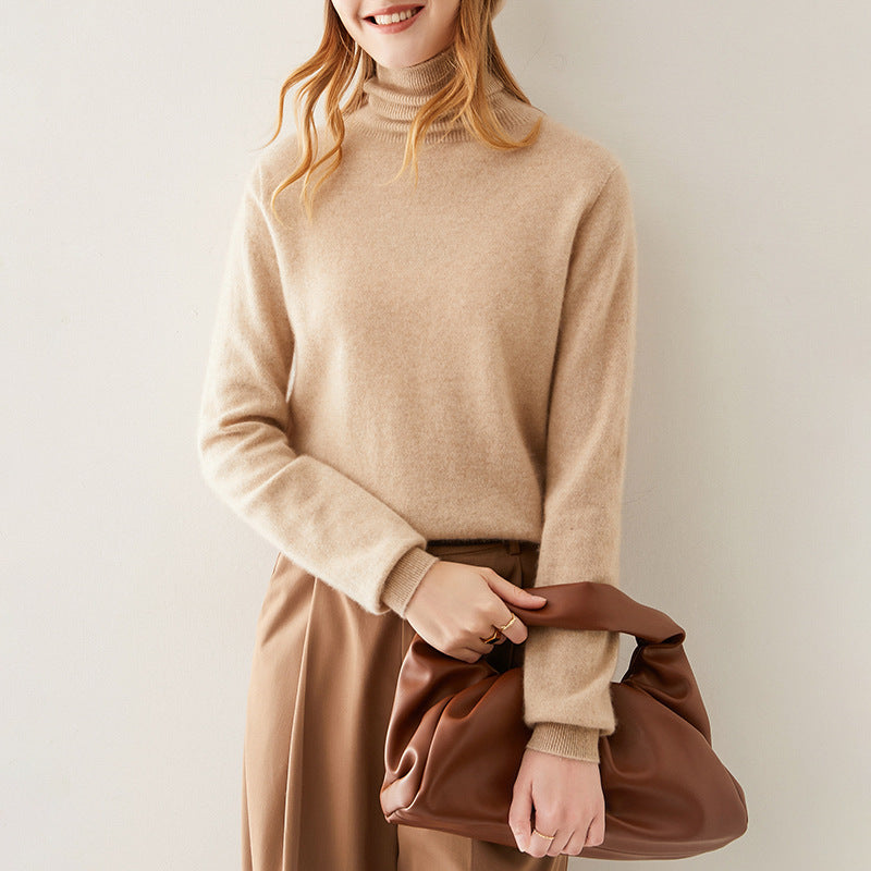 Women's Woolen Yarn Sweater-Loose Slimming Sweater