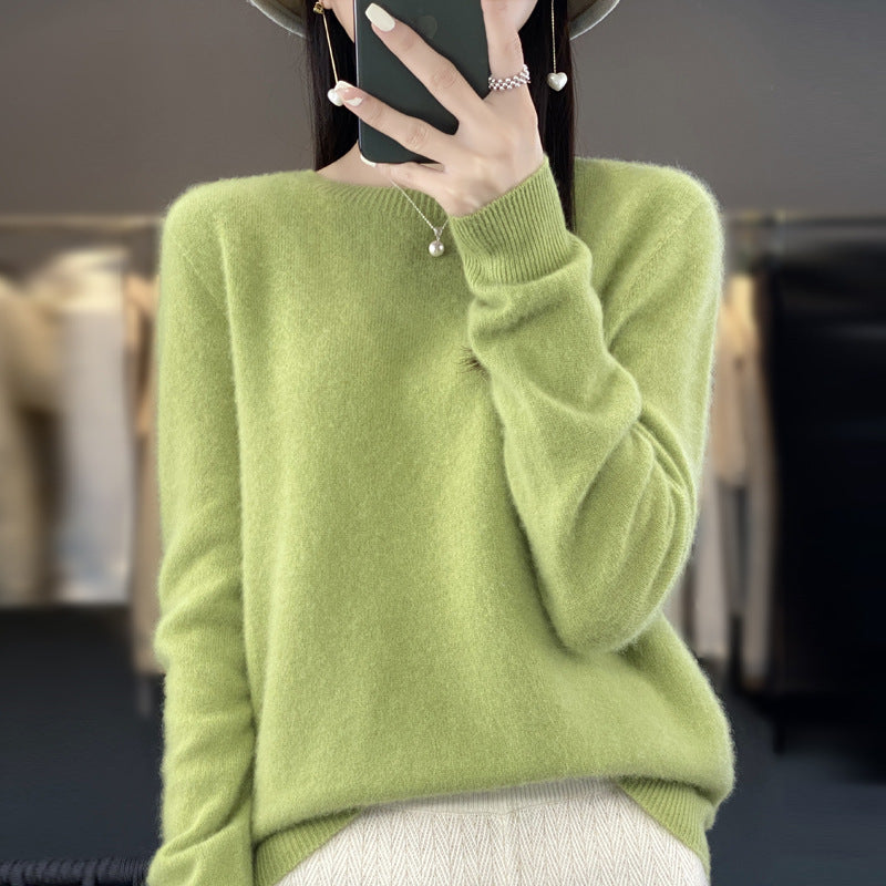 Women's Woolen Long Sleeved Sweater