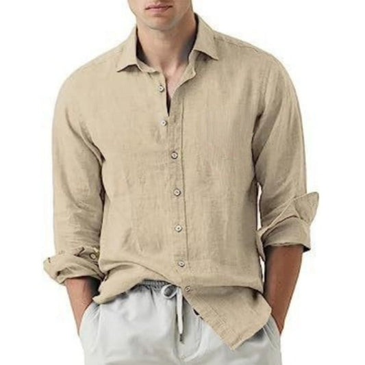 Men's Cotton Long Sleeve Shirt